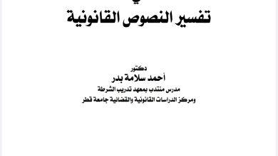 دور المحكمة الدستورية في تفسير النصوص القانونية